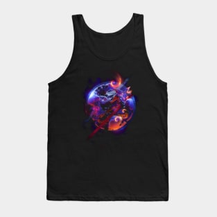 Color Smoke Planet Tank Top